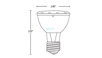 Halco Prism Par16 Halogen Narrow Flood Lamp | 60W 120V | HP16NFL60/120 107850