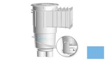 AquaStar Flow Star Water Bonded Skimmer with Flush Face, Float Assembly, Basket, Lid and Adjustable Collar with 9" Ultra Basket | White | SKR17101-L