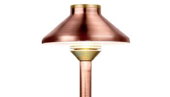 FX Luminaire JS 1 LED Pathlight | 12" Riser | Zone Dimming Compatible Only | Sedona Brown Finish | JS-ZD-1LED-12R-SB KIT