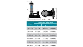 Raypak Protege RPCFP150 Above Ground Pool Cartridge Filter System | 150 Sq. Ft. Filter 1.5HP Pump | 110/115V | 018201