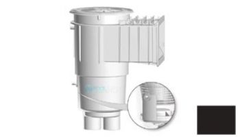 AquaStar Flow Star Water Bonded Skimmer with Flush Face, Float Assembly, Basket, Lid and Adjustable Collar with 9" Ultra Basket | White | SKR17101-L