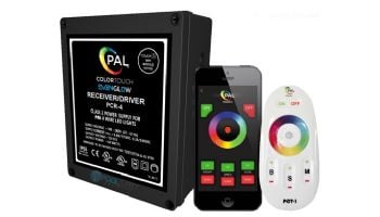 PAL Lighting Color Touch PCR-4 Remote Control Transformer with OEM Cloning and WiFi for Evenglow and PAL-4 LED Multi-Color Lights | 60W 12VDC | 42-PCR-4UW-CL-E