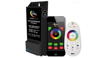 PAL Lighting Color Touch PCR-2D Remote Control Transformer with OEM Cloning and WiFi for Evenglow and PAL-4 LED Multi-Color Lights | 35W 12VDC | 42-PCR-2DW-35