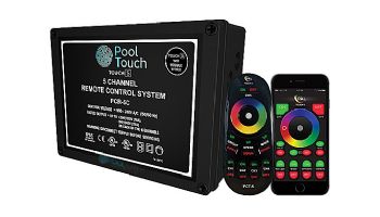 PAL Lighting Color Touch PCR-5CU Pool Automation 5-Channel Wireless Control System for Evenglow and PAL-4 LED Multi-Color Lights | 60W 12V | 42-PCR-5CUW