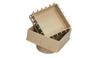 Pour-A-Lid 6" Square Deck Drain Cover