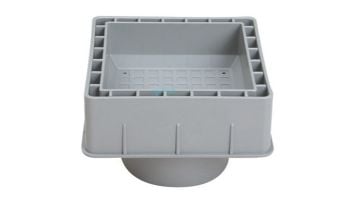 Pour-A-Lid 6" Square Deck Drain Cover | Gray | DC601 GRY