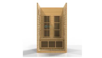 Golden Designs Maxxus Seattle Edition 2-Person Low EMF FAR Infrared Carbon Sauna | Hemlock | MX-J206-01