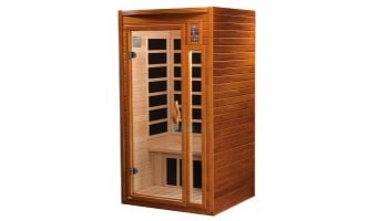 Golden Designs Dynamic Barcelona 1-2 Person Low EMF FAR Infrared Sauna | Hemlock | DYN-6106-01