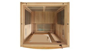 Golden Designs Dynamic Barcelona 1-2 Person Low EMF FAR Infrared Sauna | Hemlock | DYN-6106-01