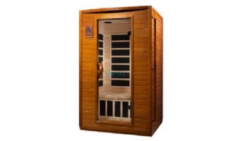 Golden Designs Dynamic Andora 2-Person Low EMF FAR Infrared Sauna | Hemlock | DYN-6202-03