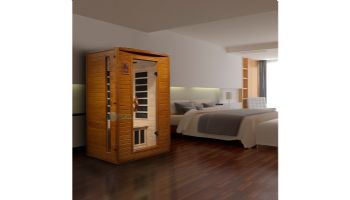 Golden Designs Dynamic Andora 2-Person Low EMF FAR Infrared Sauna | Hemlock | DYN-6202-03