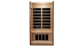 Golden Designs Dynamic Andora 2-Person Low EMF FAR Infrared Sauna | Hemlock | DYN-6202-03