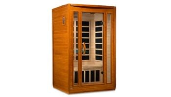 Golden Designs Dynamic San Marino 2-Person Low EMF FAR Infrared Sauna | Hemlock | DYN-6206-01