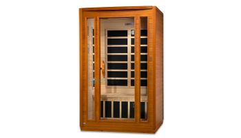 Golden Designs Dynamic San Marino 2-Person Low EMF FAR Infrared Sauna | Hemlock | DYN-6206-01