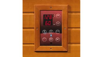 Golden Designs Dynamic San Marino 2-Person Low EMF FAR Infrared Sauna | Hemlock | DYN-6206-01