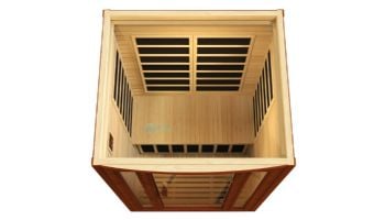 Golden Designs Dynamic San Marino 2-Person Low EMF FAR Infrared Sauna | Hemlock | DYN-6206-01