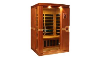 Golden Designs Dynamic Venice 2-Person Low EMF FAR Infrared Sauna | Hemlock | DYN-6210-01