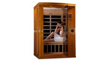 Golden Designs Dynamic Venice 2-Person Low EMF FAR Infrared Sauna | Hemlock | DYN-6210-01