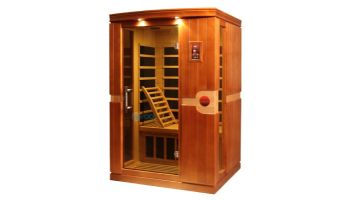 Golden Designs Dynamic Venice 2-Person Low EMF FAR Infrared Sauna | Hemlock | DYN-6210-01