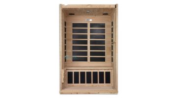 Golden Designs Dynamic Venice 2-Person Low EMF FAR Infrared Sauna | Hemlock | DYN-6210-01