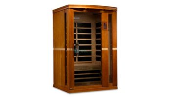 Golden Designs Dynamic Vittoria 2-Person Low EMF FAR Infrared Sauna | Hemlock | DYN-6220-01