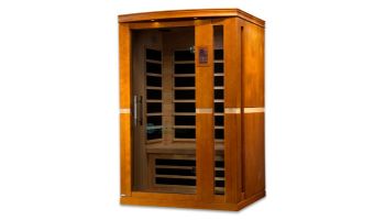 Golden Designs Dynamic Vittoria 2-Person Low EMF FAR Infrared Sauna | Hemlock | DYN-6220-01