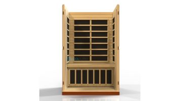 Golden Designs Dynamic Vittoria 2-Person Low EMF FAR Infrared Sauna | Hemlock | DYN-6220-01