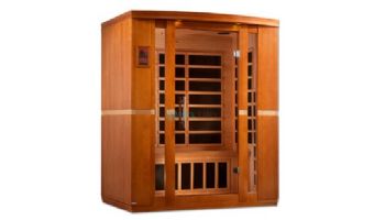 Golden Designs Dynamic Bellagio 3-Person Low EMF FAR Infrared Sauna | Hemlock | DYN-6306-01