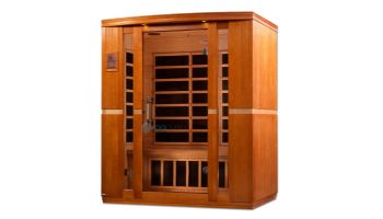 Golden Designs Dynamic Bellagio 3-Person Low EMF FAR Infrared Sauna | Hemlock | DYN-6306-01