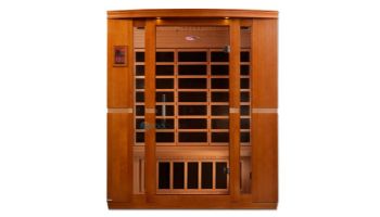 Golden Designs Dynamic Bellagio 3-Person Low EMF FAR Infrared Sauna | Hemlock | DYN-6306-01