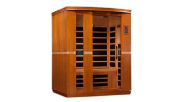 Golden Designs Dynamic Lugano 3-Person Low EMF FAR Infrared Sauna | Hemlock | DYN-6336-01