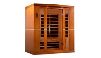 Golden Designs Dynamic Bergamo 4-Person Low EMF FAR Infrared Sauna | Hemlock | DYN-6440-01