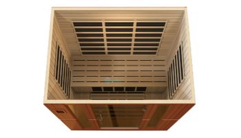 Golden Designs Dynamic Bergamo 4-Person Low EMF FAR Infrared Sauna | Hemlock | DYN-6440-01