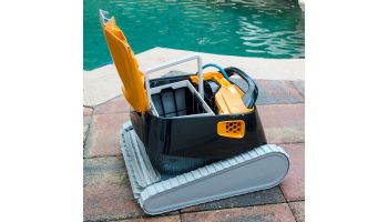 Maytronics Dolphin Triton PS Plus Bluetooth Connected Robotic Pool Cleaner with Caddy | 99996212-USW-CADDY
