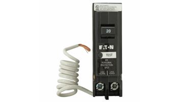 Cutler Hammer GFCI 1-Pole 20A 5MA Pigtail Neutral BR Circuit Break | BRN120GF