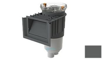 AquaStar Flow Star Water Bonded Skimmer with Flush Face, Float Assembly, Basket, Clear Fill Lid and Adjustable Collar | White | SKR17101FL100