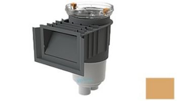 AquaStar Flow Star Water Bonded Skimmer with Flush Face, Float Assembly, Basket, Clear Fill Lid and Adjustable Collar | White | SKR17101FL100
