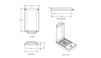 Bullet By Bull Side Burner Stainless Steel Natural Gas | UI0456N