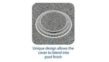 AquaStar 10" Round Color Choice Suction Outlet Cover with Screw Kit | Blue | CC10104