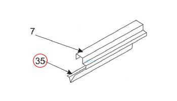 Pentair Front-Rear Heat Exchanger Baffle | 20020106
