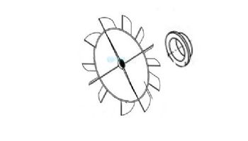Hayward HCP75/100/125 Fan and Clamp | HCXP6061A