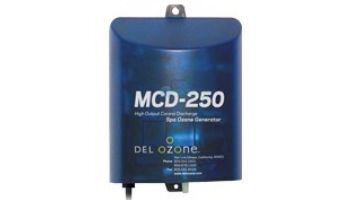 DEL OZONE MCD-250 High-Output Ozone System for Spas | 3,000 Gallons | 120V/240V | EURO Wire Color Code and AMP Cord | MCD-250U-01