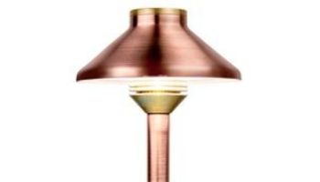 FX Luminaire JS 1 LED Path Light | Copper | 12" Riser | JS1LED12RCU KIT