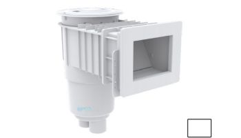 AquaStar Flow Star Standard Skimmer with Narrow 9" Deep Throat, Float Assembly and Basket for Vinyl | White | SKRVFL3NNL01