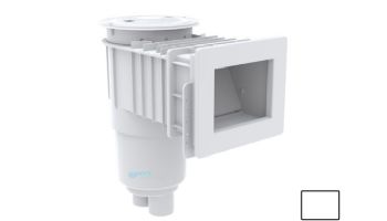 AquaStar Flow Star Standard Skimmer with Narrow 9" Deep Throat, Float Assembly and Basket for Fiberglass | White | SKRFFL3NNL01