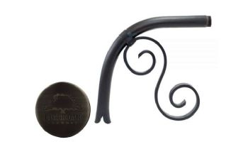 Black Oak Foundry Large Droop Spout | Brushed Pewter Finish | S7700-BP | S7742-BP