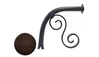 Black Oak Foundry Large Droop Spout with Mini Backplate | Distressed Copper Finish | S7710-DC | S711-DC