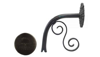Black Oak Foundry Large Droop Spout with Versailles | Antique Pewter Finish | S7785-AP | S7790-AP