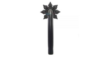 Black Oak Foundry Large Droop Spout with Normandy | Almost Black Finish | S7783-BLK | S7835-BLK