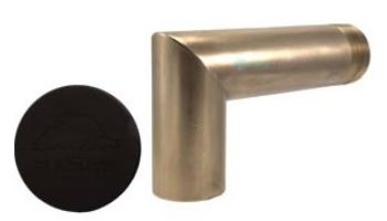 Black Oak Foundry 1.5 Deco 90 Degree Downspout